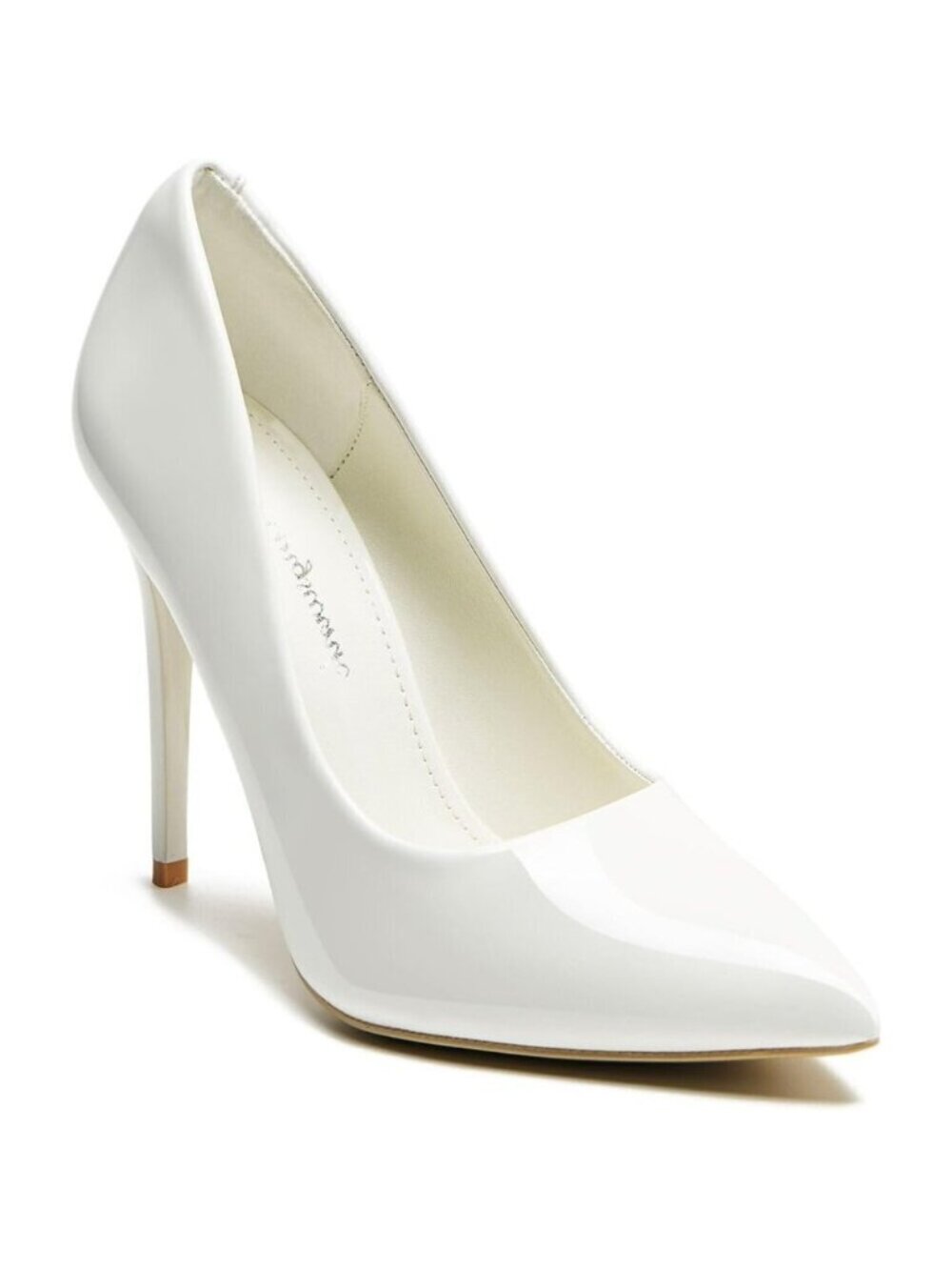 4 Inch White Womens Pumps High Heels Stiletto Pointed Closed Toe Bridal Shoes
